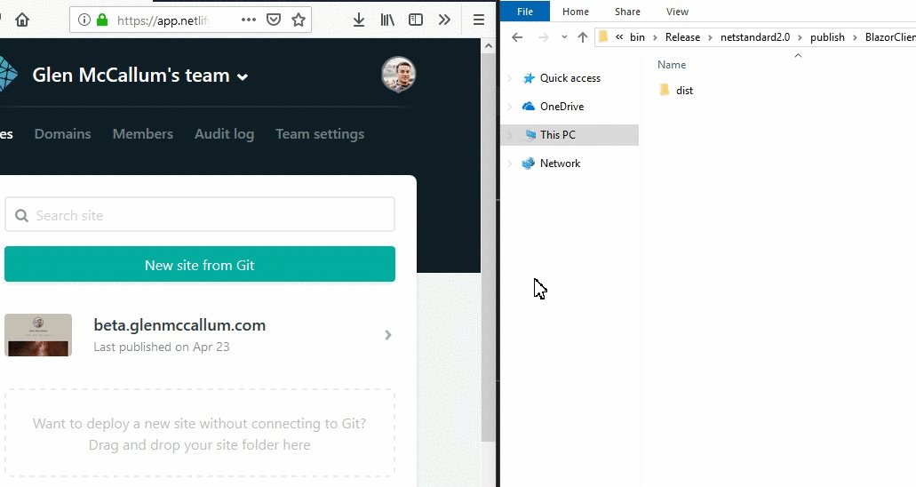 Host Your Blazor Client on Netlify | { glenmccallumcan }